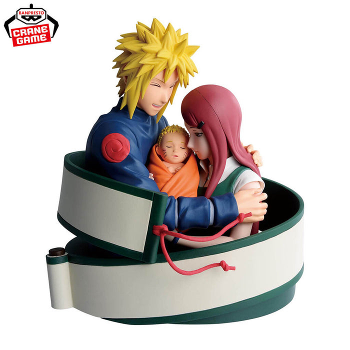 NARUTO - FIGURA DIORAMA MINATO & KUSHINA & NARUTO 72 SERIES 53