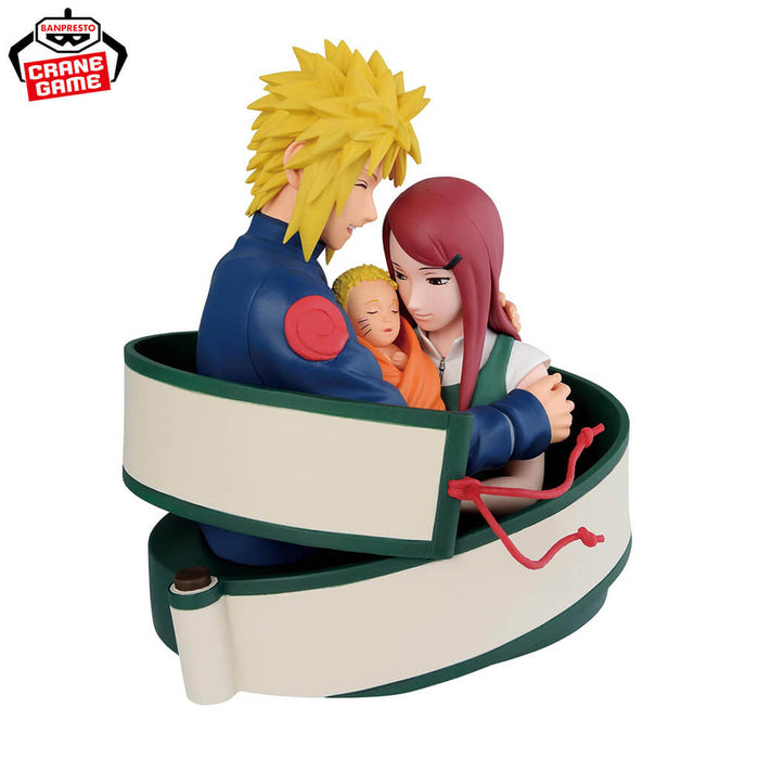NARUTO - FIGURA DIORAMA MINATO & KUSHINA & NARUTO 72 SERIES 53