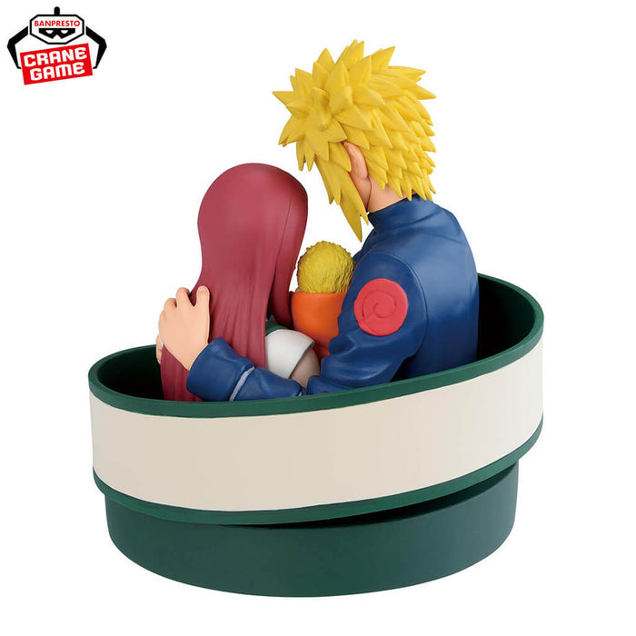 NARUTO - FIGURA DIORAMA MINATO & KUSHINA & NARUTO 72 SERIES 53