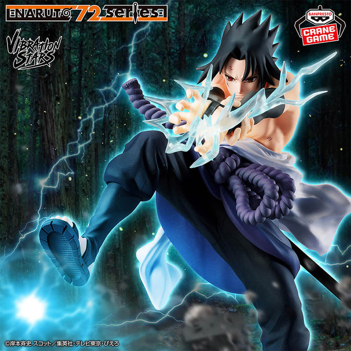 NARUTO - FIGURA SASUKE UCHIHA (NARUTO 72 SERIES 40) VIBRATION STARS