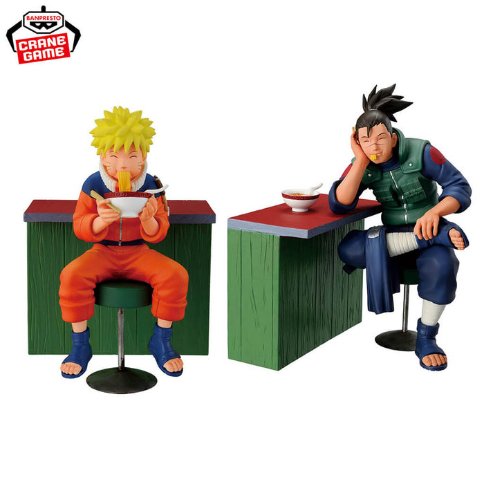 NARUTO - FIGURINES UZUMAKI NARUTO & IRUKA UMINO (NARUTO 72 SERIES 16) A MOMENT AT ICHIRAKU