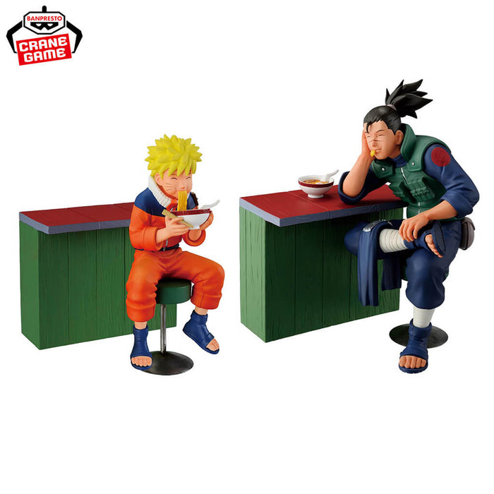 NARUTO - FIGURINES UZUMAKI NARUTO & IRUKA UMINO (NARUTO 72 SERIES 16) A MOMENT AT ICHIRAKU