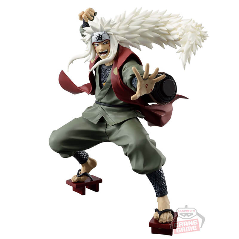NARUTO SHIPPUDEN - FIGURA JIRAYA SCULPTED NINJA WORLD WAR BFC