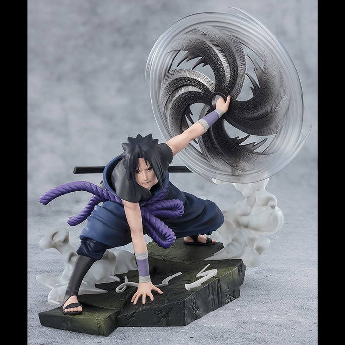 NARUTO SHIPPUDEN - FIGURINE SASUKE UCHIHA LIGHT AND DARKNESS OF THE MANGEKYO SHARINGAN EXTRA BATTLE FIGUARTS ZERO JAPANDCO 1