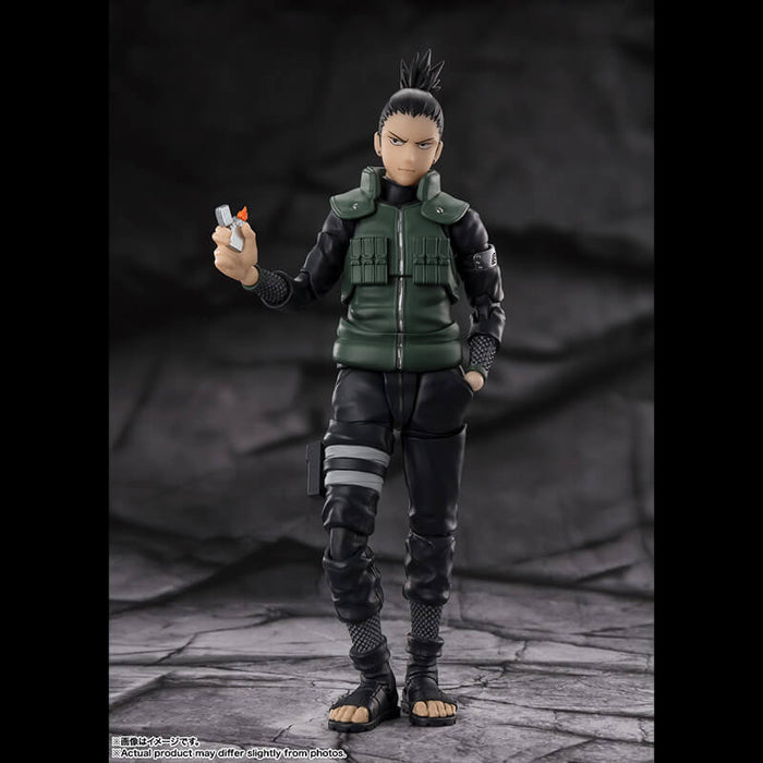 NARUTO SHIPPUDEN - FIGURINE SHIKAMARU NARA (BRILLIANT STRATEGIST) SH FIGUARTS JAPANDCO 5