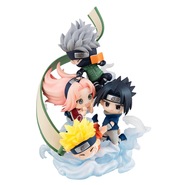 NARUTO SHIPPUDEN - FIGURINE TEAM 7 ASSEMBLED! FIGUNITY JAPANDCO 2