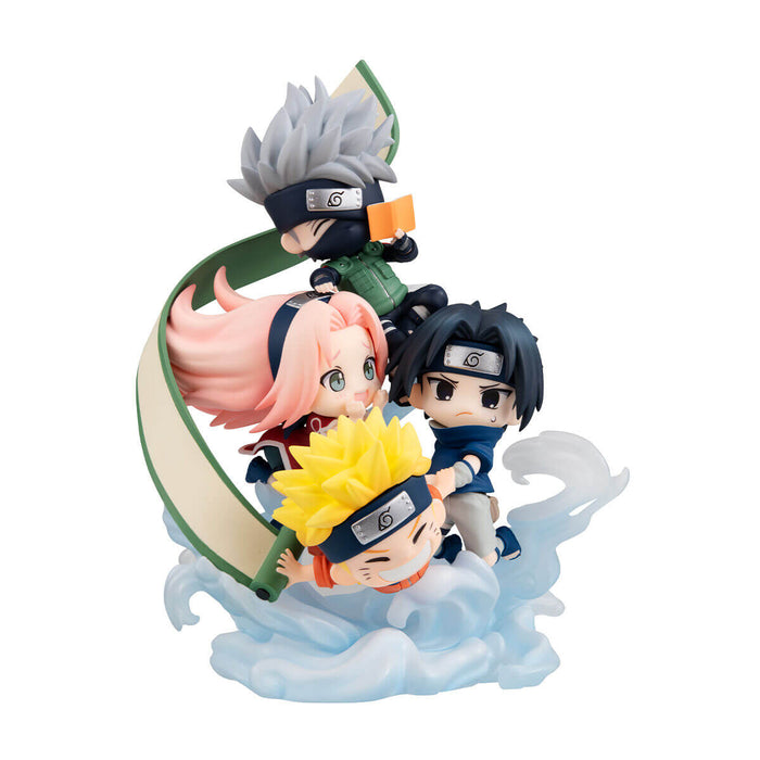 NARUTO SHIPPUDEN - FIGURINE TEAM 7 ASSEMBLED! FIGUNITY JAPANDCO 4