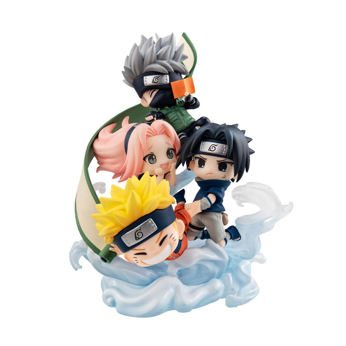 NARUTO SHIPPUDEN - FIGURINE TEAM 7 ASSEMBLED! FIGUNITY JAPANDCO 8