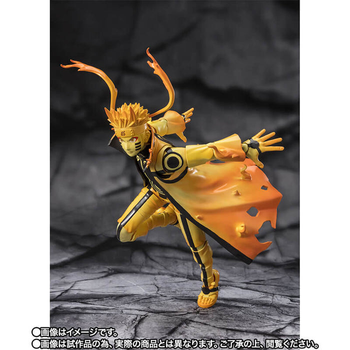 NARUTO SHIPPUDEN - FIGURINE UZUMAKI NARUTO KURAMA LINK MODE SH FIGUARTS JAPANDCO 5c