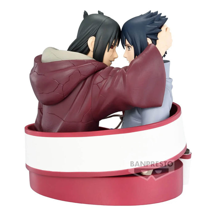 NARUTO SHIPPUDEN - FIGURA ITACHI UCHIHA & SASUKE UCHIHA PORTRELIC