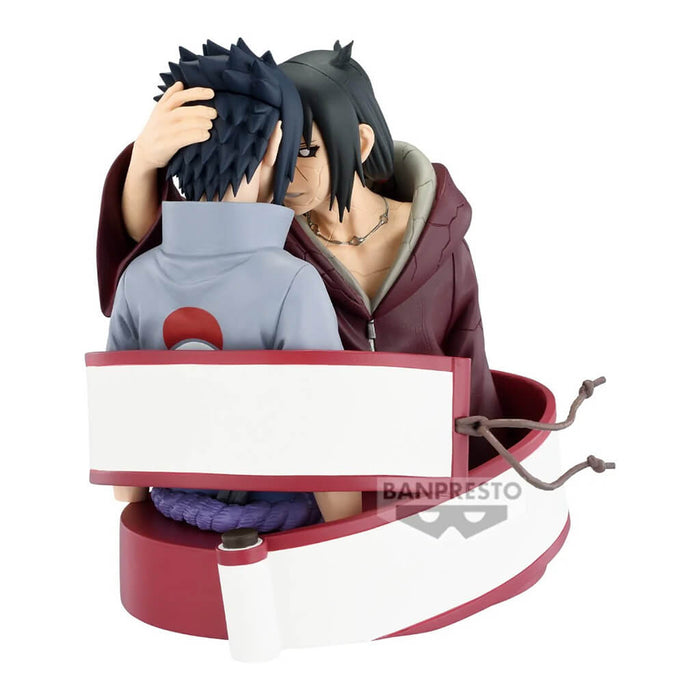 NARUTO SHIPPUDEN - FIGURA ITACHI UCHIHA & SASUKE UCHIHA PORTRELIC