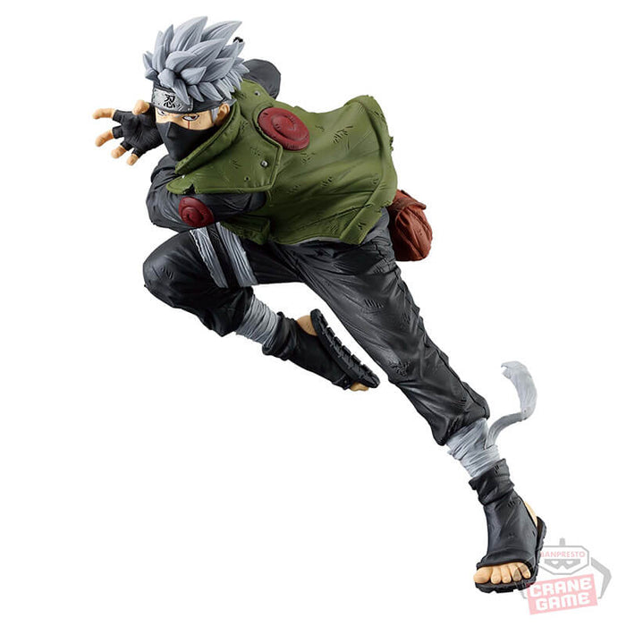 NARUTO SHIPPUDEN - FIGURA BFC ESCULPIDA DE KAKASHI HATAKE NINJA GUERRA MUNDIAL