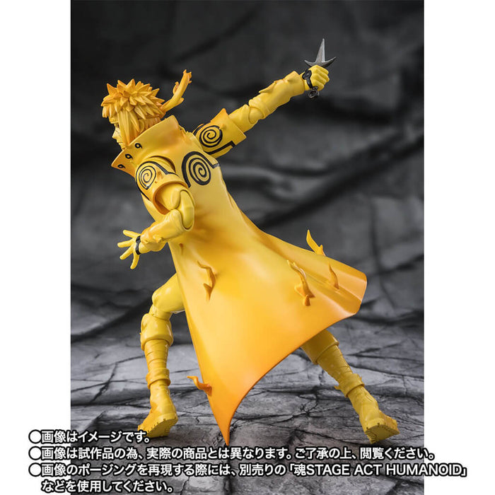NARUTO SHIPPUDEN - FIGURINE MINATO NAMIKAZE (KURAMA LINK MODE) BONDS OF FLASH THAT SLICES THROUGH THE DARKNESS SH FIGUARTS