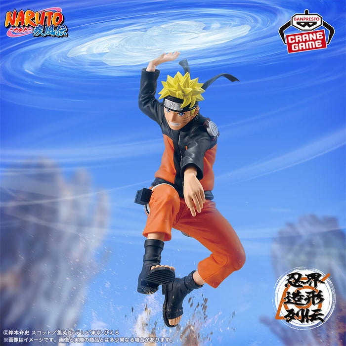 NARUTO SHIPPUDEN - FIGURA NARUTO UZUMAKI NINJA WORLD SCULPTING SAGA