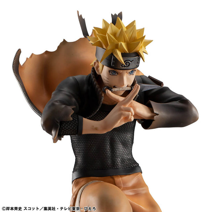 NARUTO SHIPPUDEN - FIGURA NARUTO UZUMAKI NINJA WORLD WAR VER. GEM SERIES