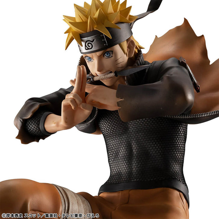 NARUTO SHIPPUDEN - FIGURA NARUTO UZUMAKI NINJA WORLD WAR VER. GEM SERIES
