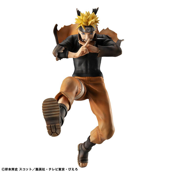 NARUTO SHIPPUDEN - FIGURA NARUTO UZUMAKI NINJA WORLD WAR VER. GEM SERIES