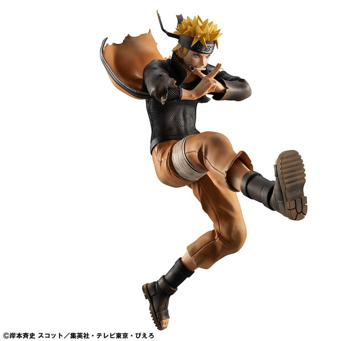 NARUTO SHIPPUDEN - FIGURA NARUTO UZUMAKI NINJA WORLD WAR VER. GEM SERIES