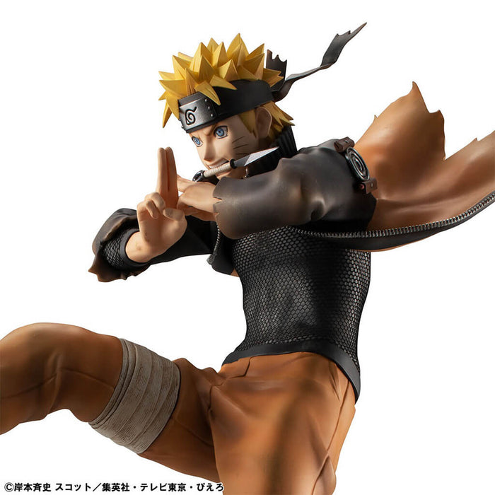 NARUTO SHIPPUDEN - FIGURA NARUTO UZUMAKI NINJA WORLD WAR VER. GEM SERIES