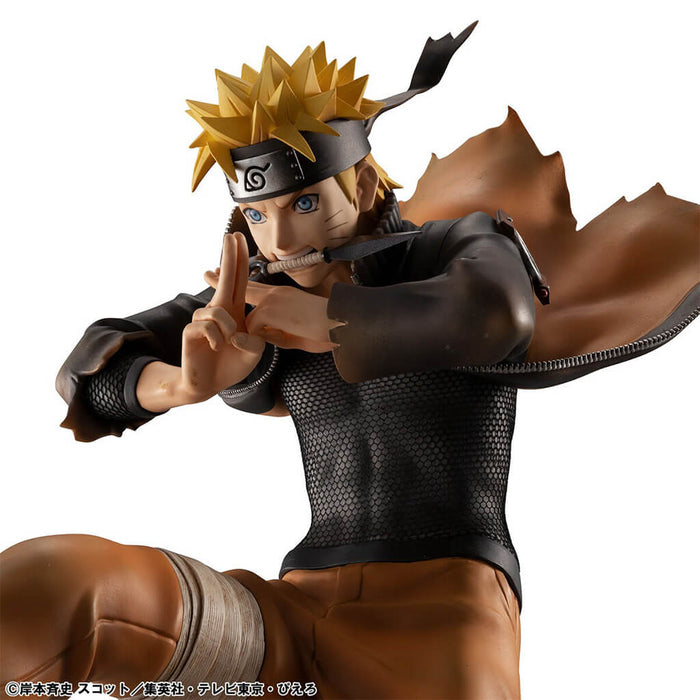 NARUTO SHIPPUDEN - FIGURA NARUTO UZUMAKI NINJA WORLD WAR VER. GEM SERIES