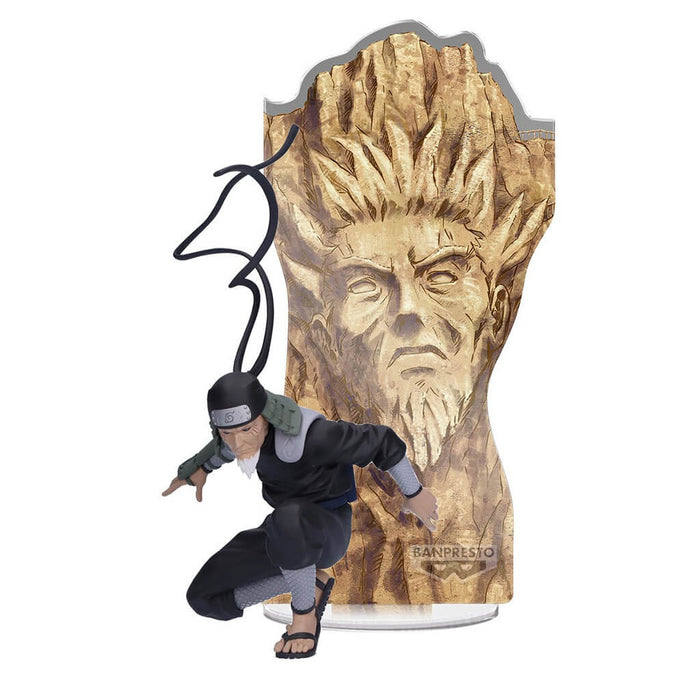 NARUTO SHIPPUDEN - FIGURINE SARUTOBI HIRUZEN (THE STRONGEST SOLDIER) PANEL SPECTACLE