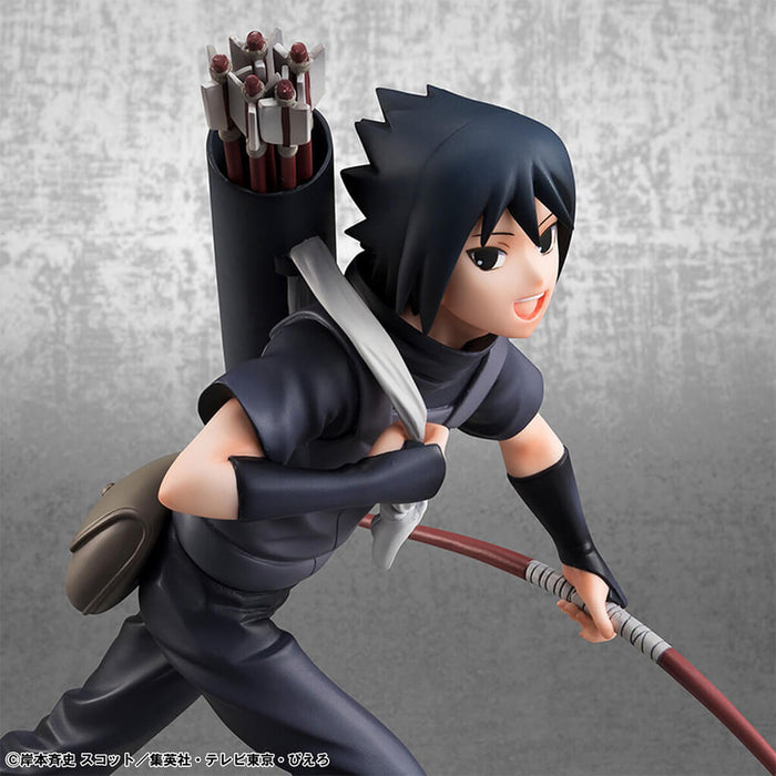 NARUTO SHIPPUDEN - FIGURAS ITACHI UCHIHA & SASUKE UCHIHA GEM SERIES