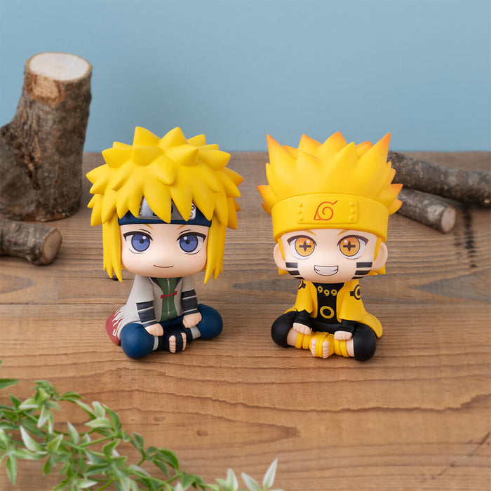 NARUTO SHIPPUDEN - FIGURINES NARUTO UZUMAKI (SAGE MODE) & MINATO NAMIKAZE LIMITED EDITION LOOK UP