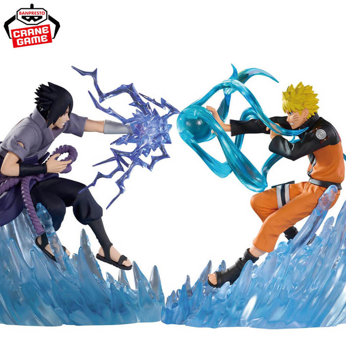 NARUTO SHIPPUDEN - FIGURINES UZUMAKI NARUTO & UCHIHA SASUKE 2 COMBINATION BATTLE