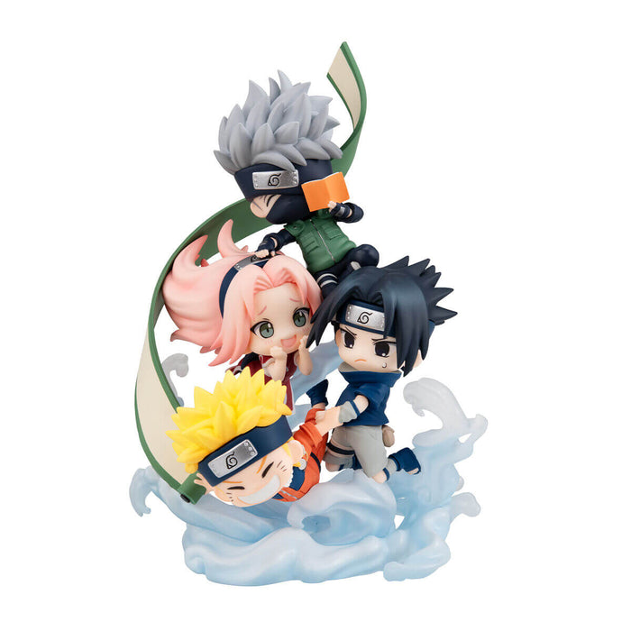 NARUTO SHIPPUDEN - ¡FIGURA MONTADA DEL EQUIPO 7! FIGUNIDAD