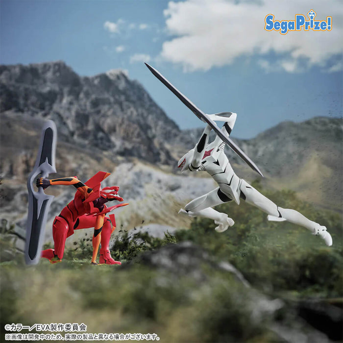 NEON GENESIS EVANGELION THE END OF EVANGELION - FIGURINES EVA 02 & EVA MP XROSS LINK