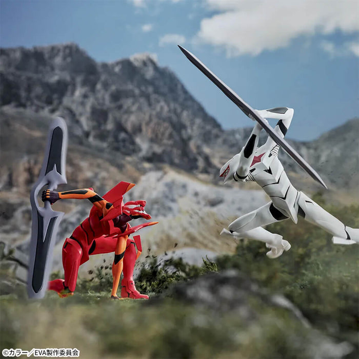 NEON GENESIS EVANGELION THE END OF EVANGELION - FIGURES EVA 02 & EVA MP XROSS LINK