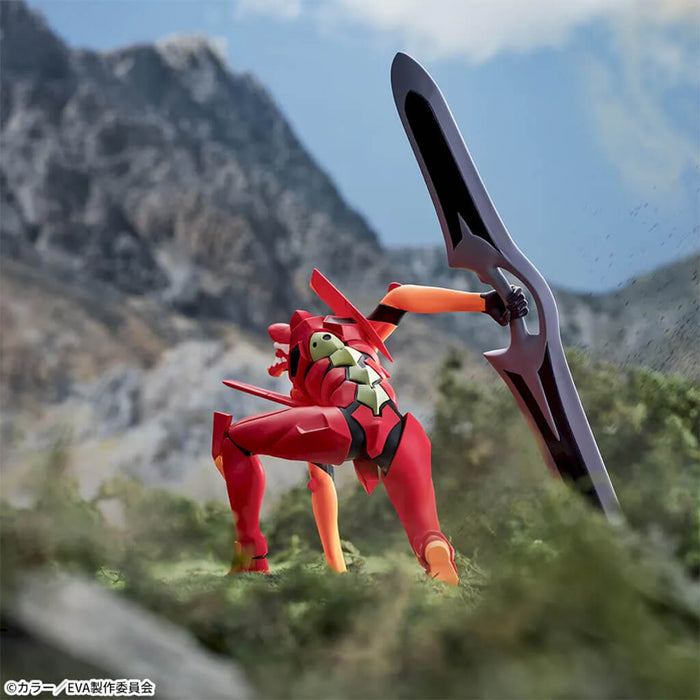 NEON GENESIS EVANGELION THE END OF EVANGELION - FIGURES EVA 02 & EVA MP XROSS LINK