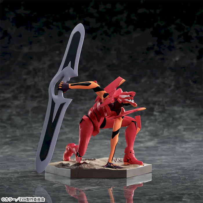 NEON GENESIS EVANGELION THE END OF EVANGELION - FIGURES EVA 02 & EVA MP XROSS LINK