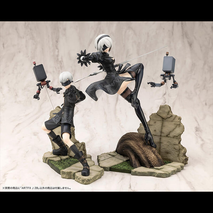 NIER AUTOMATA - FIGURINE YORHA No.2 Type B (2B) ARTFXJ JAPANDCO 12