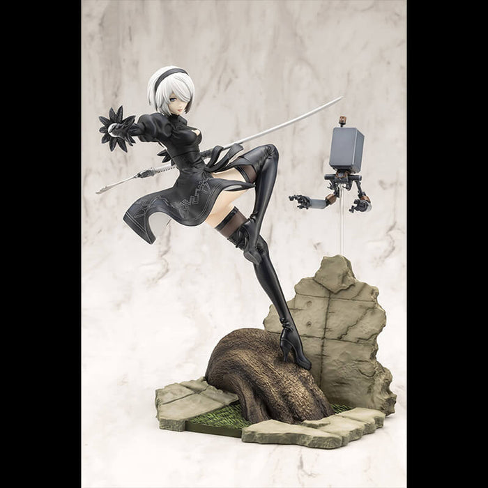 NIER AUTOMATA - FIGURINE YORHA No.2 Type B (2B) ARTFXJ JAPANDCO 9