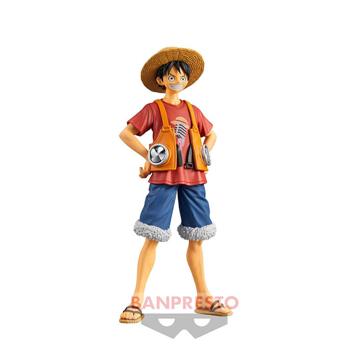 ONE PIECE - FIGURINE LUFFY DXF THE GRANDLINE MEN RED THE MOVIE VOL.8 JAPANDCO 3