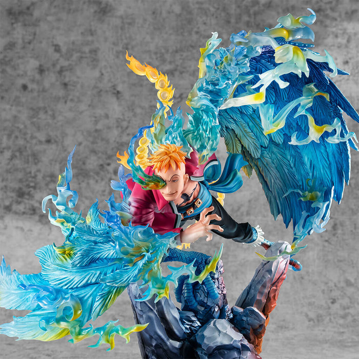 ONE PIECE - FIGURINE MARCO (PHOENIX VER.) WHITEBEARD PIRATES 1st DIVISION CAPTAIN PORTRAIT OF PIRATES MAS-MAXIMUM JAPANDCO 13