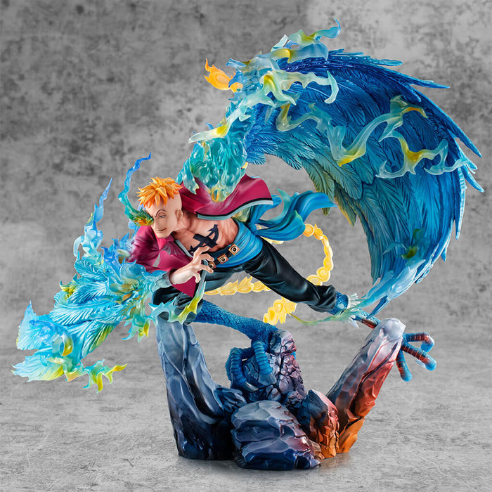 ONE PIECE - FIGURINE MARCO (PHOENIX VER.) WHITEBEARD PIRATES 1st DIVISION CAPTAIN PORTRAIT OF PIRATES MAS-MAXIMUM JAPANDCO 2