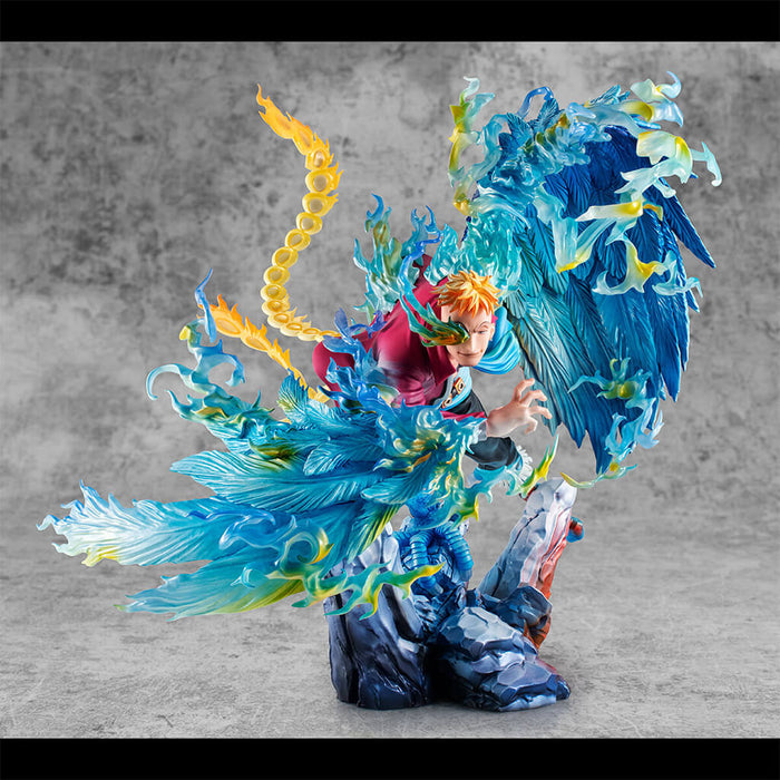 ONE PIECE - FIGURINE MARCO (PHOENIX VER.) WHITEBEARD PIRATES 1st DIVISION CAPTAIN PORTRAIT OF PIRATES MAS-MAXIMUM JAPANDCO 9