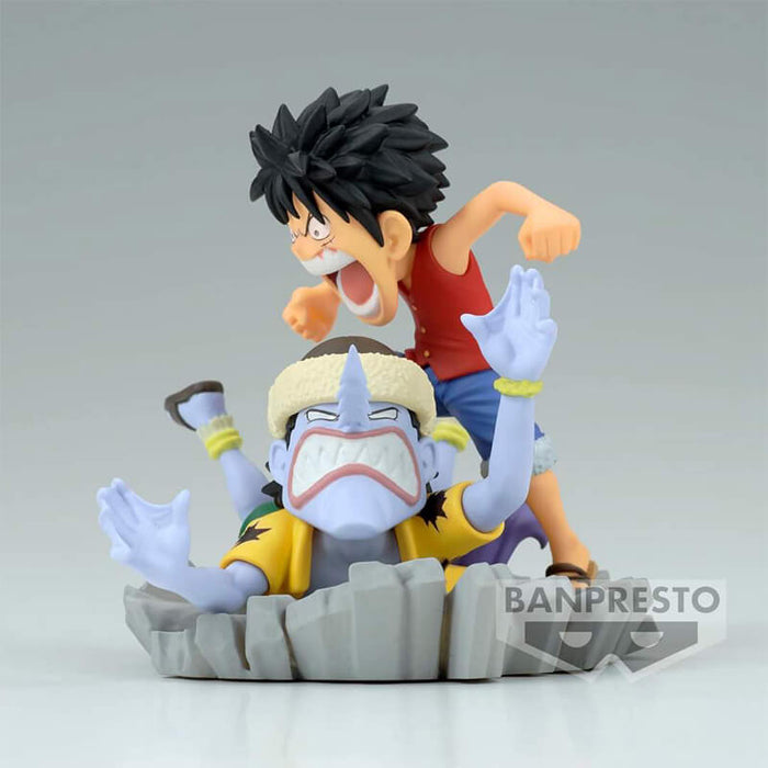 ONE PIECE - FIGURINE MONKEY D. LUFFY & ARLONG WCF LOG STORIES JAPANDCO 2c