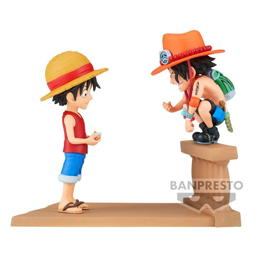 ONE PIECE - FIGURINE MONKEY D. LUFFY & PORTGAS D. ACE WCF LOG STORIES JAPANDCO 1