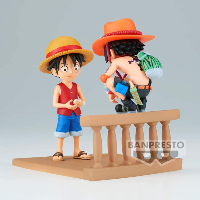 ONE PIECE - FIGURINE MONKEY D. LUFFY & PORTGAS D. ACE WCF LOG STORIES JAPANDCO 3