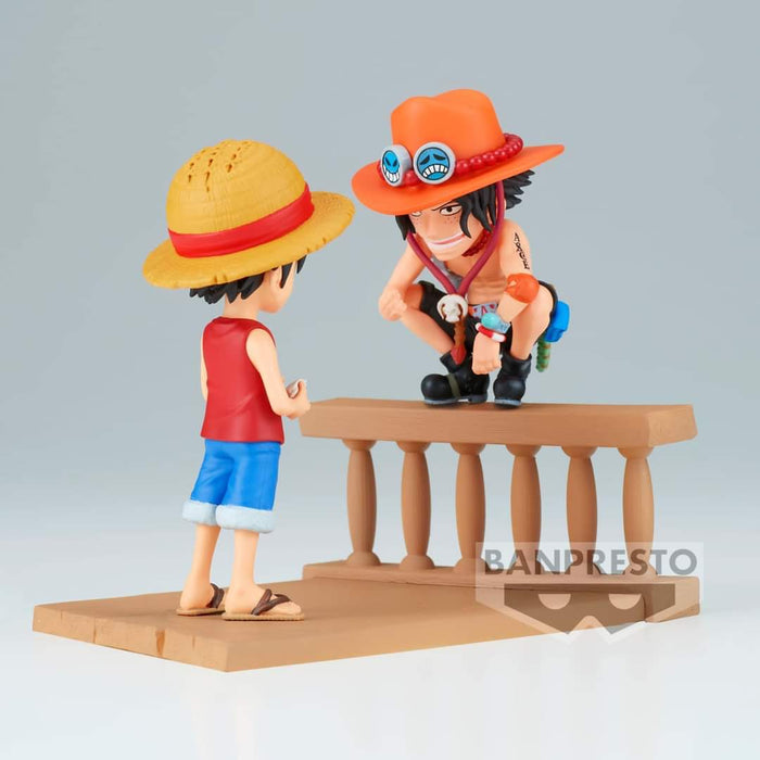 ONE PIECE - FIGURINE MONKEY D. LUFFY & PORTGAS D. ACE WCF LOG STORIES JAPANDCO 4