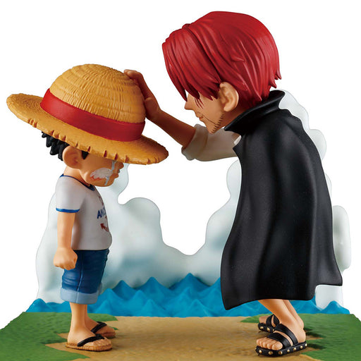 ONE PIECE - FIGURINE MONKEY D. LUFFY & SHANKS WCF LOG STORIES JAPANDCO 2