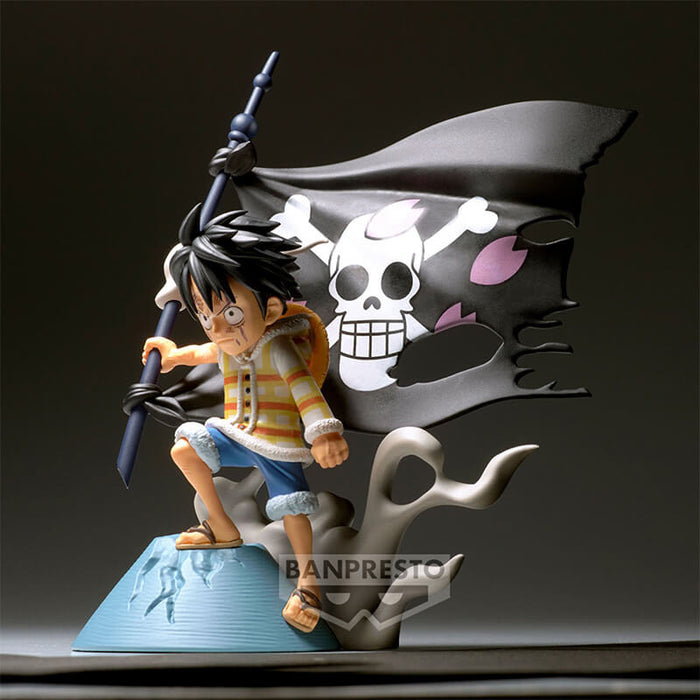 ONE PIECE - FIGURINE MONKEY D. LUFFY WCF LOG STORIES JAPANDCO 2