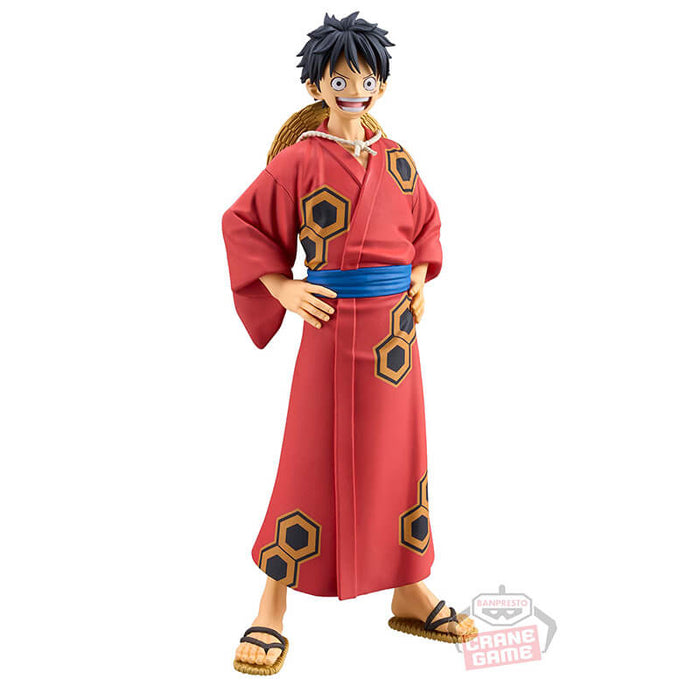 ONE PIECE - FIGURINE MONKEY D. LUFFY YUKATA VER. DXF THE GRANDLINE SERIES WANOKUNI JAPANDCO 3