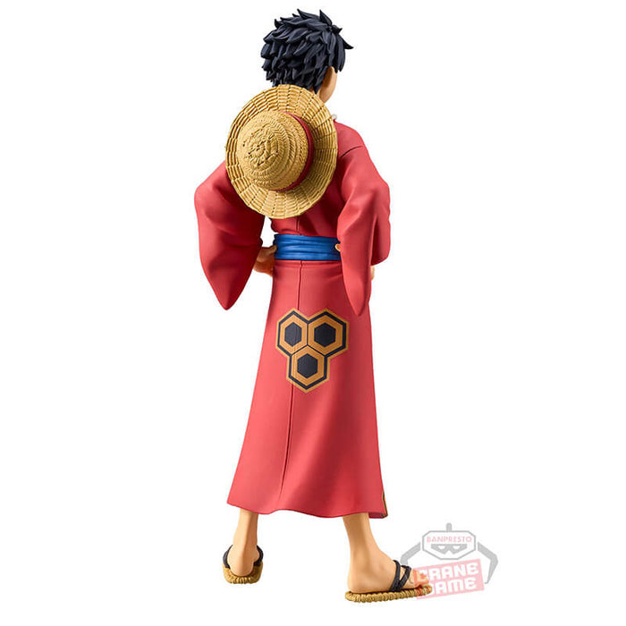 ONE PIECE - FIGURINE MONKEY D. LUFFY YUKATA VER. DXF THE GRANDLINE SERIES WANOKUNI JAPANDCO 4