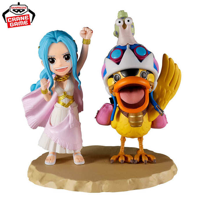 ONE PIECE - FIGURINE NEFERTARI & KAROO WCF LOG STORIES JAPANDCO 1c