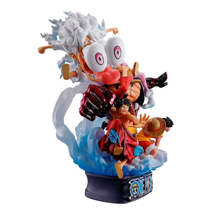 ONE PIECE - FIGURINE PETIT RAMA DX LOGBOX RE BIRTH 02 LUFFY SPECIAL JAPANDCO 3c