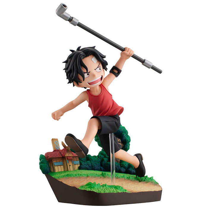 ONE PIECE - FIGURINE PORTGAS D. ACE RUN! RUN! RUN! GEM SERIES JAPANDCO 4c